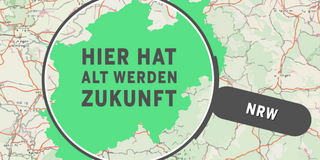 Logo Projekt "Nordrhein-Westfalen hier hat Altwerden Zukunft"