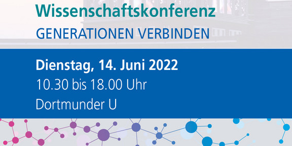 Flyer der Veranstaltung mit Informationen und Bild des Dortmunder U