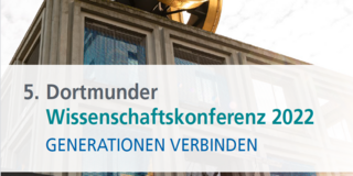 Flyer of the 5th Dortmund science conference with a picture of the Dortmunder U
