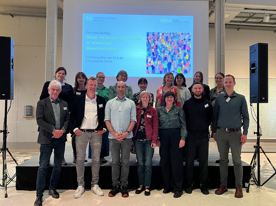 Gruppenfoto der Beteiligten der Eröffnungsfeier des Promotionskollegs.