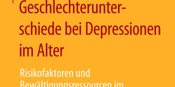 Buchcover Geschlechterunterschiede bei Depressionen im Alter